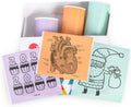Memoking 20-Year Sticky Thermal Paper - Vibrant Colors, 3 Rolls