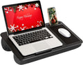 Home Office Lap Desk with Device Ledge and Mouse Pad - Fits up