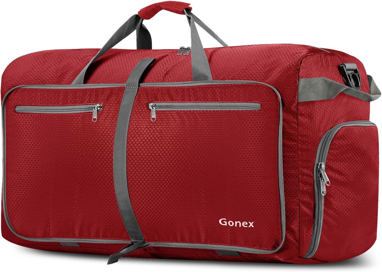 Gonex Large Foldable Travel Duffle Bag with Shoe Compartment