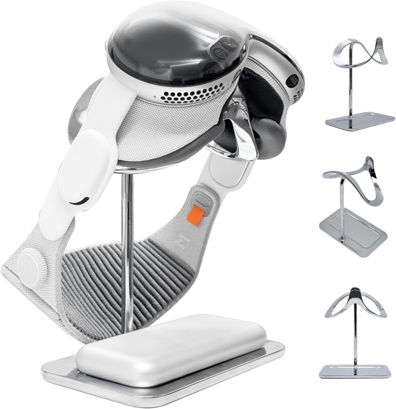 Premium Heavy Duty Apple Vision Pro Stand with Battery Holder