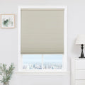 Beige Blackout Cellular Shades 35in W x 64in H - No Drill Cordless