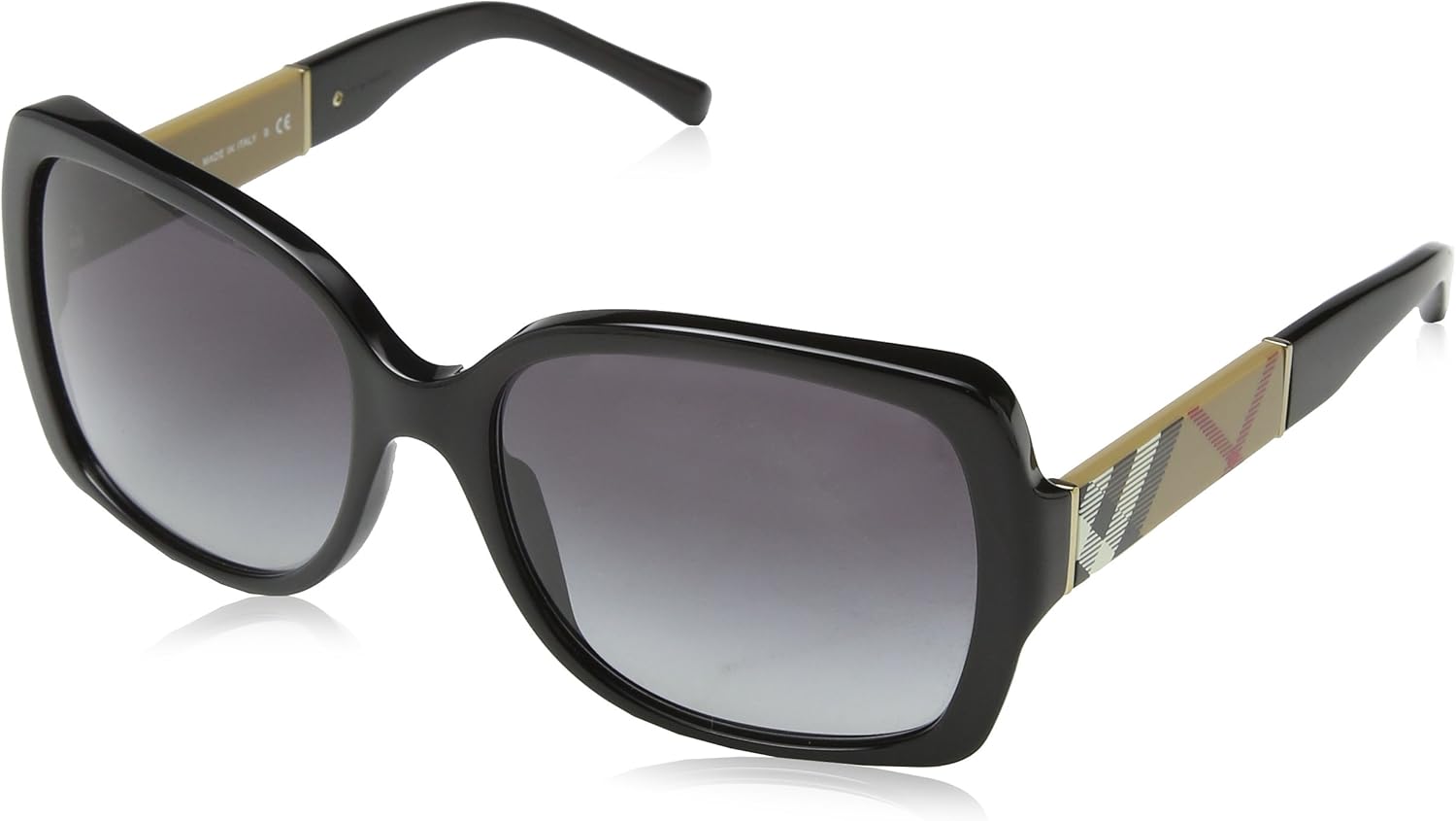 BURBERRY Women's Sun Sunglasses with Grey Gradient Lenses