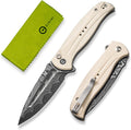 CIVIVI Incindie Pocket Knife with Damascus Blade - Smooth EDC