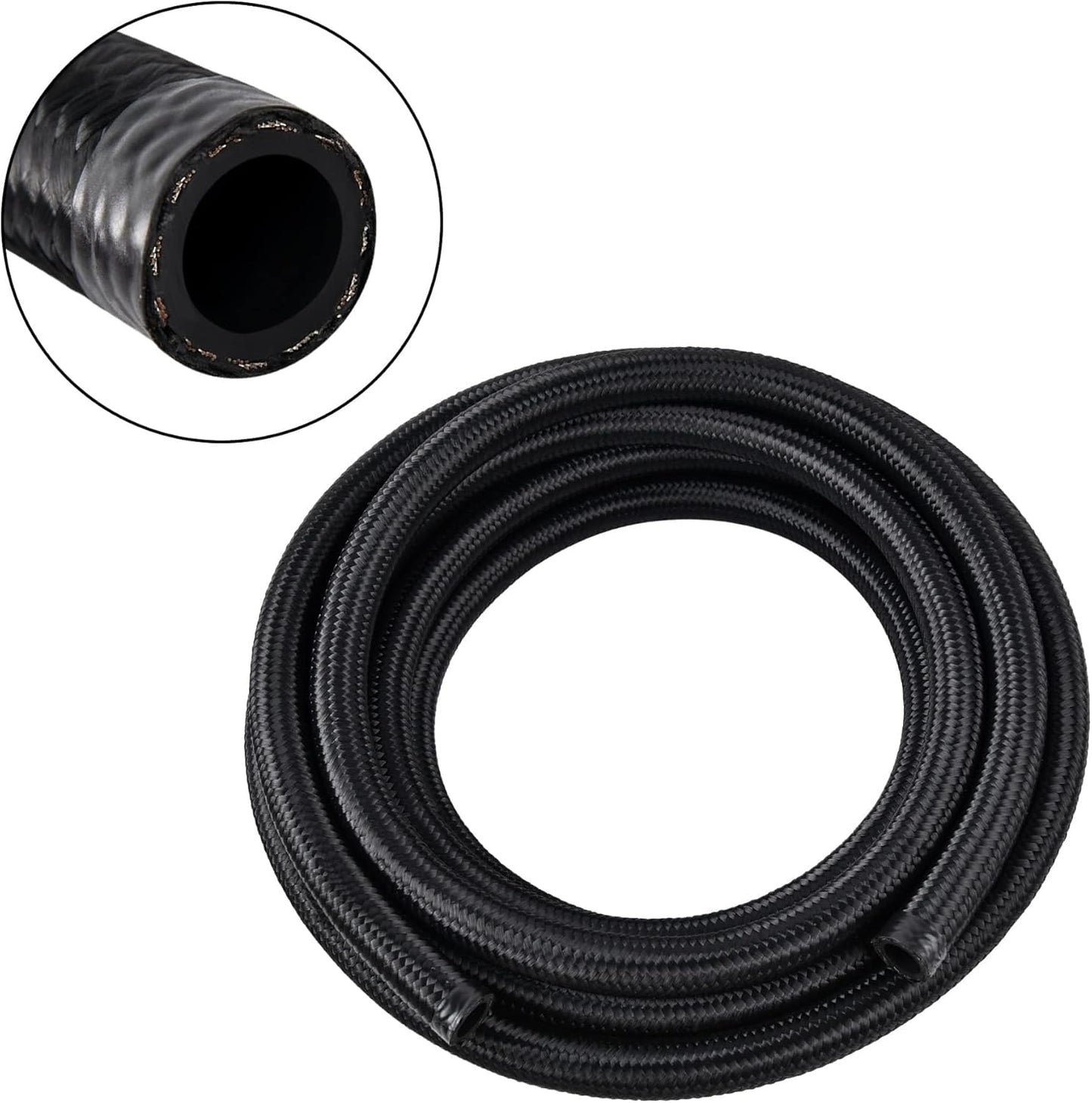 20AN Braided Fuel Hose by EVIL ENERGY - High Pressure 5FT Line