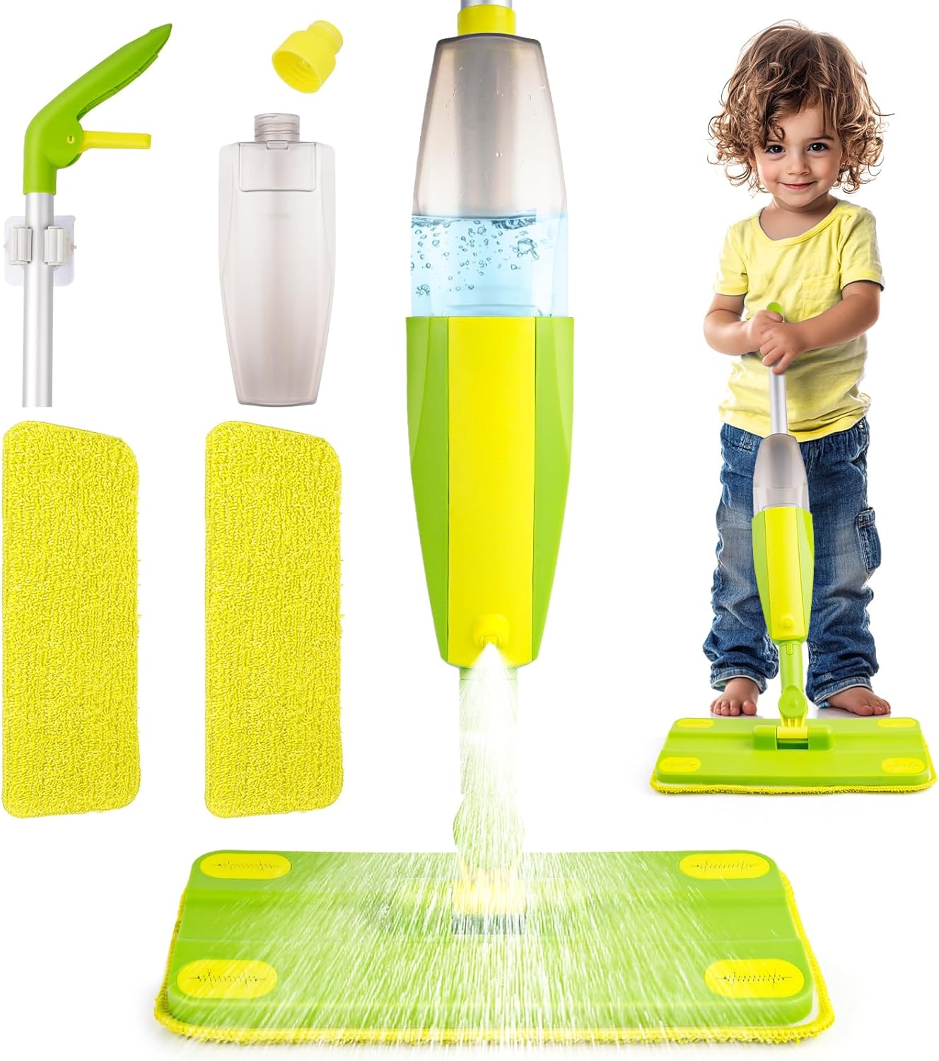 Toddler Spray Mop for Kids - Montessori Mini Cleaning Toy