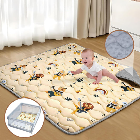 Thicker Soft Baby Play Mat - Non-Slip & Washable