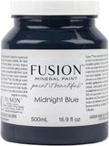 Fusion Mineral Paint 500 ml Midnight Blue - Smooth, No-Wax Finish