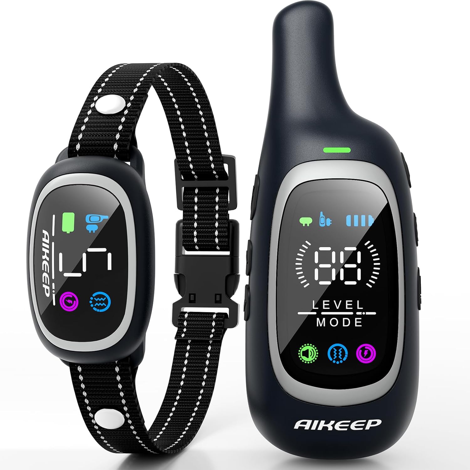 2-in-1 Dog Shock Collar and Bark Collar for Effective Training
