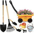 Kids Gardening Tools Set 8 Pieces with Wagon - Outdoor Play & Learning