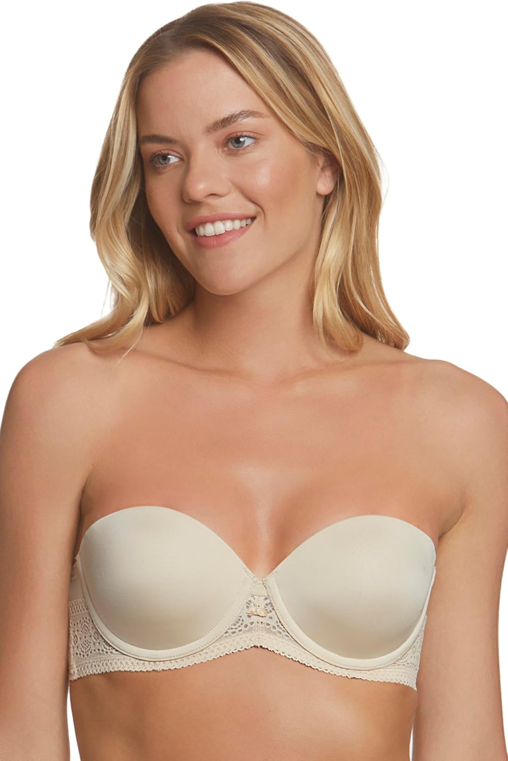 Dominique Women's Tessa Full Figure Lace Convertible Strapless Bra