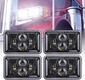 4x6 LED Headlights DOT Approved Rectangular H4651 H4652 H4656 - Bright