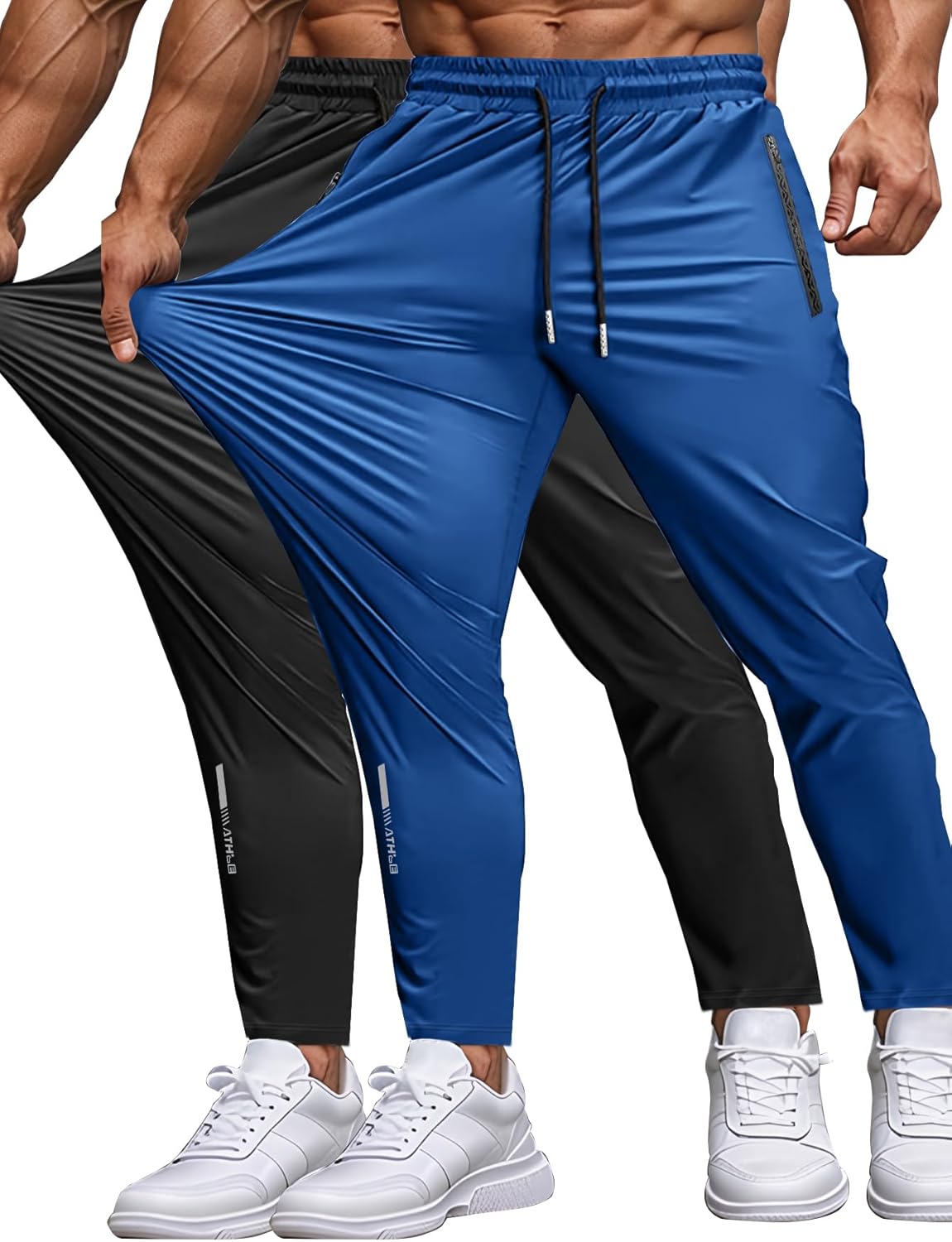 Men's Lightweight Active Sweatpants for Running and Yoga