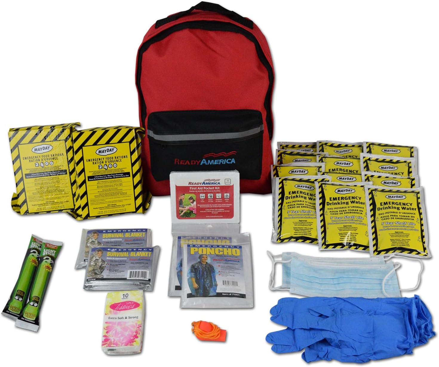 Emergency Kit: 72 Hr 2-Person Backpack - Survival Ready