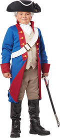 Boys American Patriot Costume Large (10-12) - Classic Colonial Look