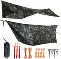 Onewind 12x10 ft Camo Camping Tarp - Lightweight Waterproof Shelter