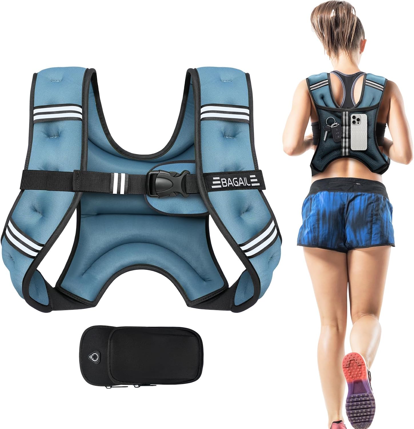 BAGAIL Weighted Vest for Effective Training and Weight Loss