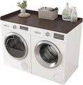 Washer Dryer Countertop 27.5 in x 54 in Walnut - Laundry Topper