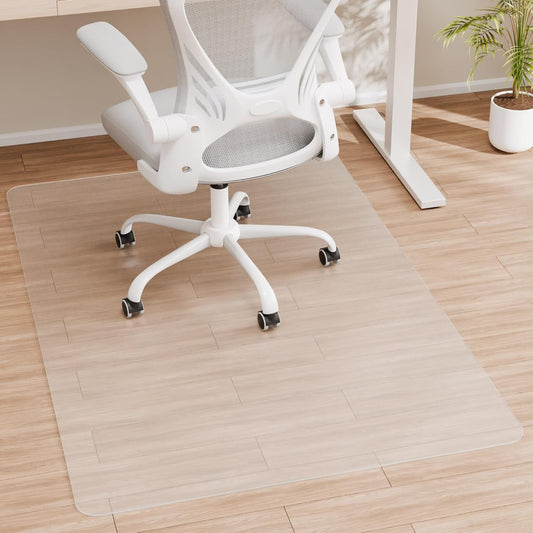 Office Chair Mat for Hardwood Floor - Durable 48 x 40 Protector