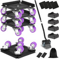 Heavy Duty Furniture Movers with Wheels - Carbon Steel Dollies