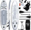 11ft6ft Inflatable Paddle Board with Complete Accessories - Versatile