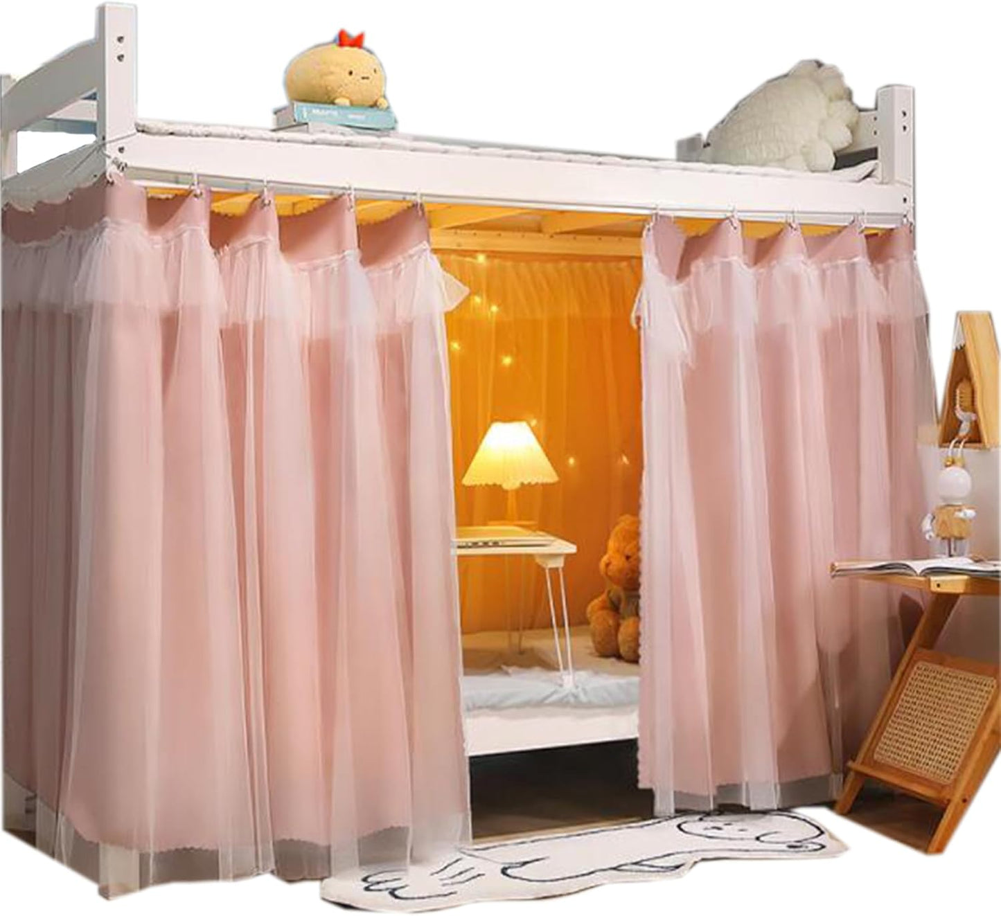 Blackout Bed Curtains for Single Sleeper by Qubanda