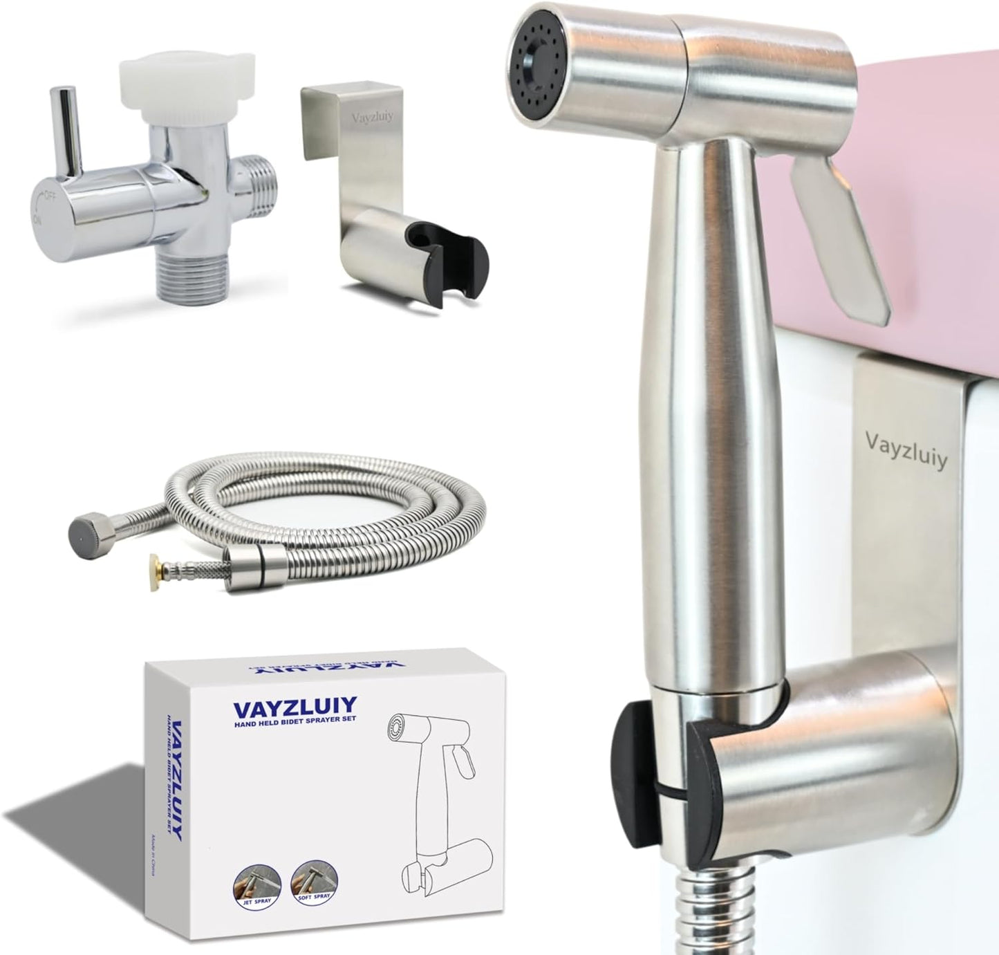 Handheld Toilet Bidet Sprayer for Adjustable Water Pressure Control
