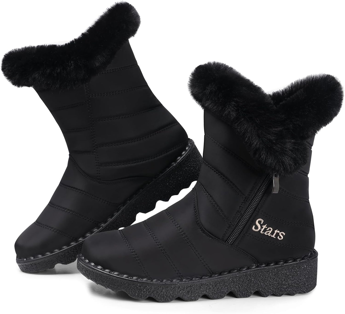 SHIBEVER Waterproof Winter Boots for Women: Stylish and Warm