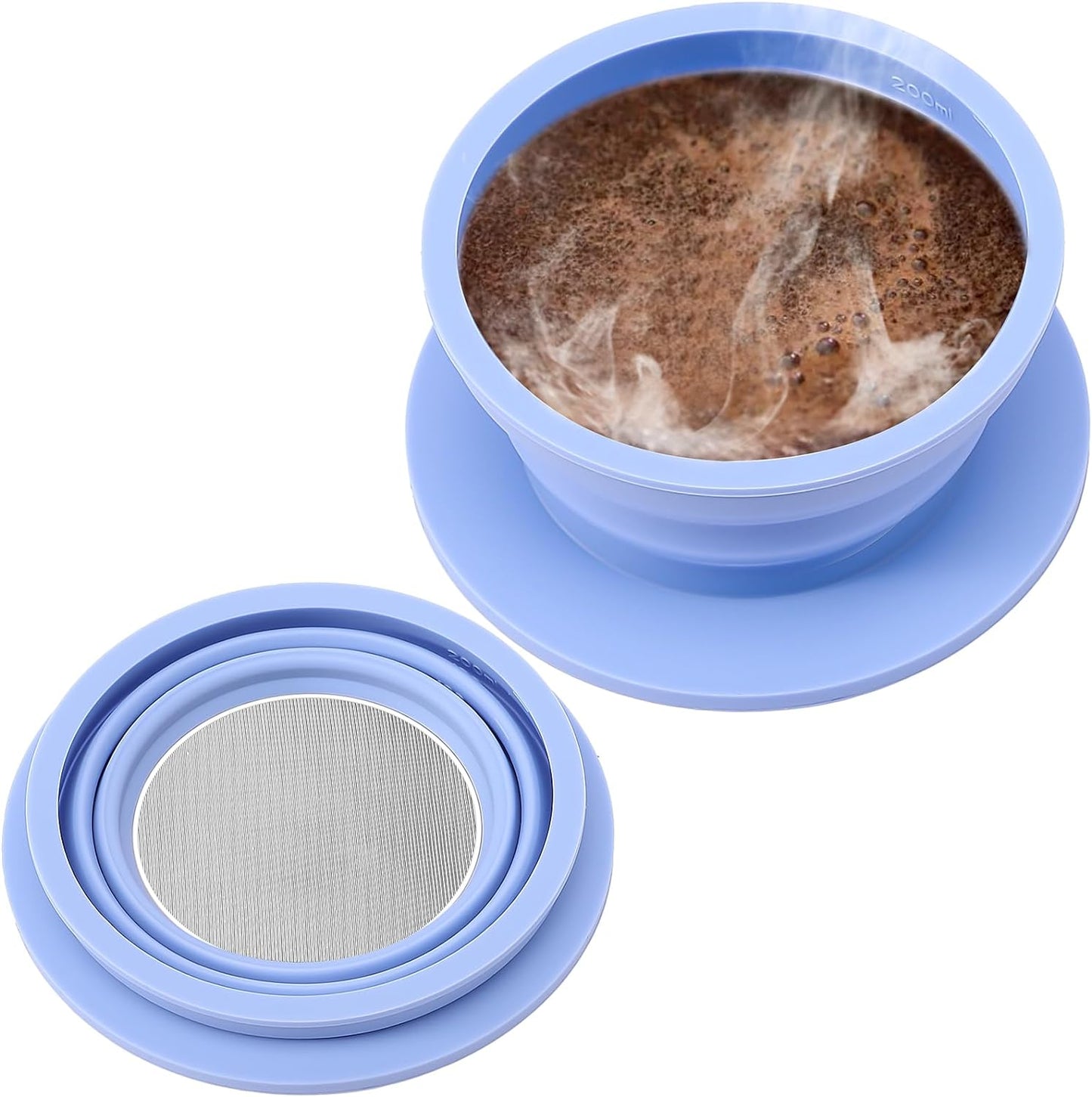 Portable Silicone Pour Over: Travel-Friendly Coffee Maker