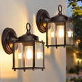 Outdoor Wall Lantern Exterior Dark Chocolate Waterproof Wall Sconce