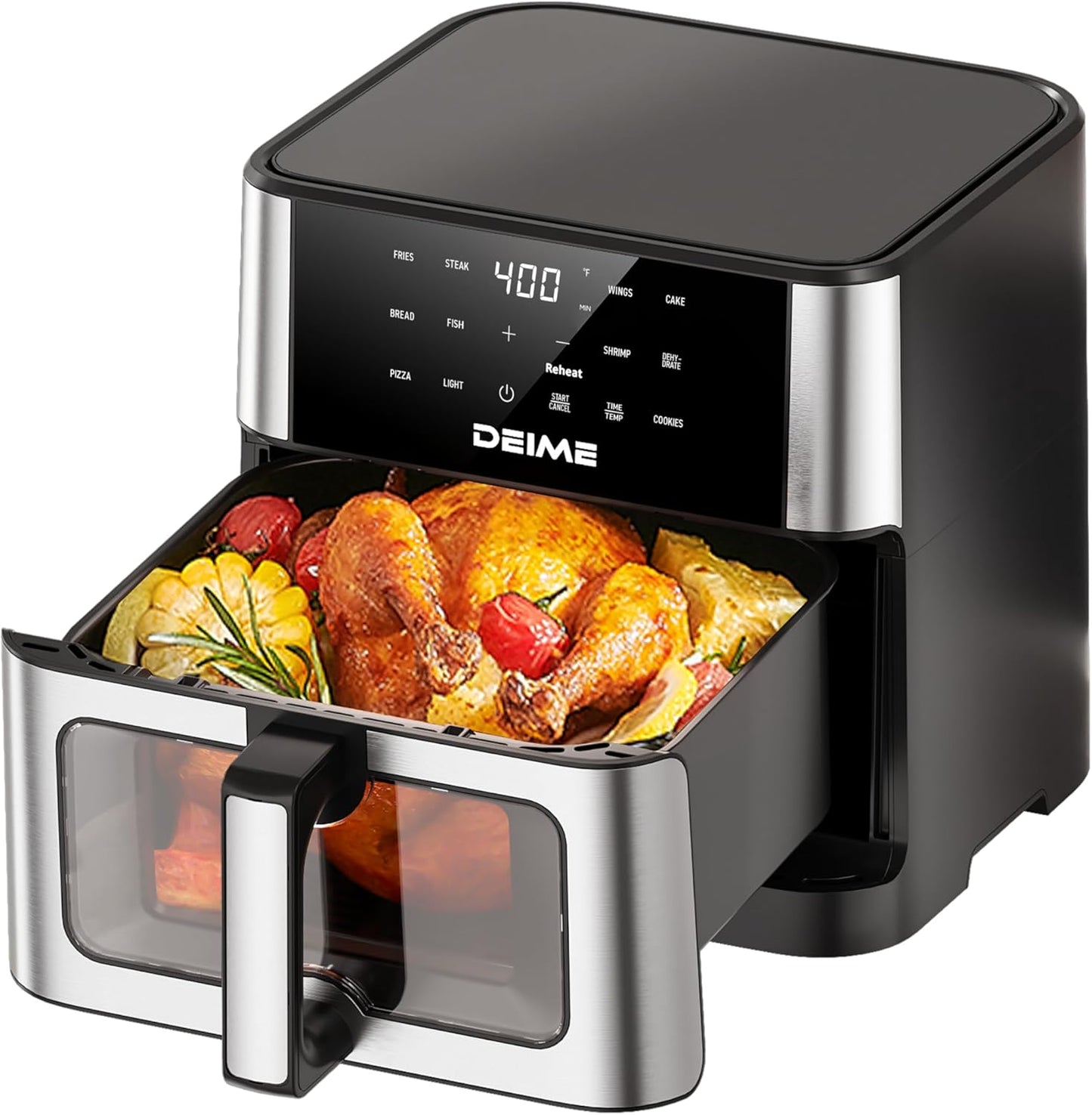 DEIME 10.2 QT Air Fryer: Healthy & Family-Sized