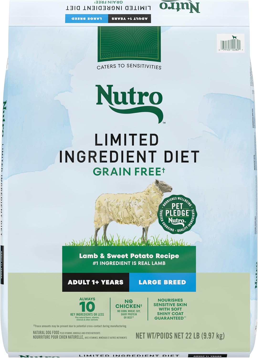 Nutro Limited Ingredient Diet Large Breed Dry Dog Food Review