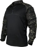 IDOGEAR Mens Tactical Military 1/4 Zip Combat BDU Shirt - Rugged