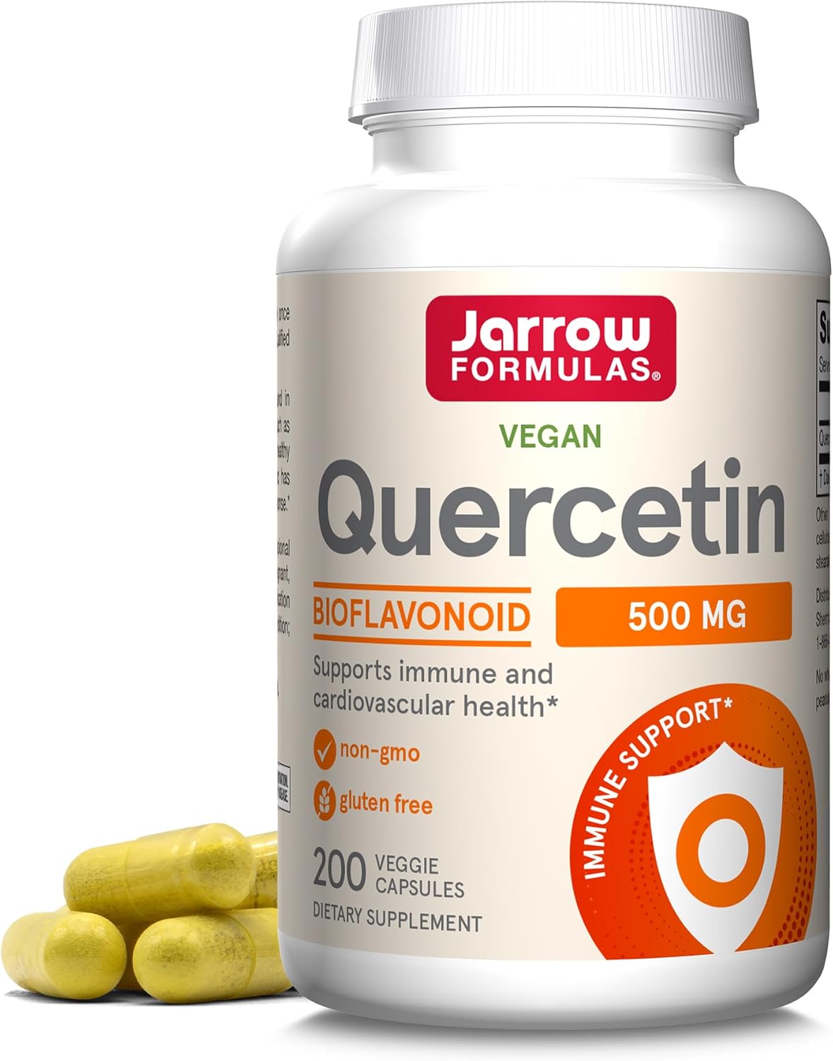 Quercetin 500mg Capsules for Immune Support and Antioxidants