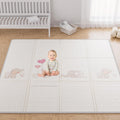 79x71 Baby Play Mat Foldable Extra Large Playmat - Cushioned Crawl