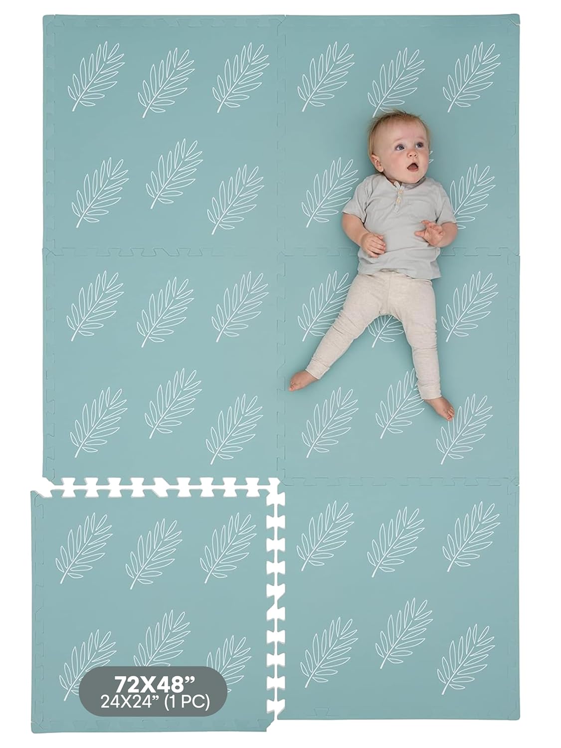 Childlike Behavior Baby Play Mat - Extra Large Foam Play Mat