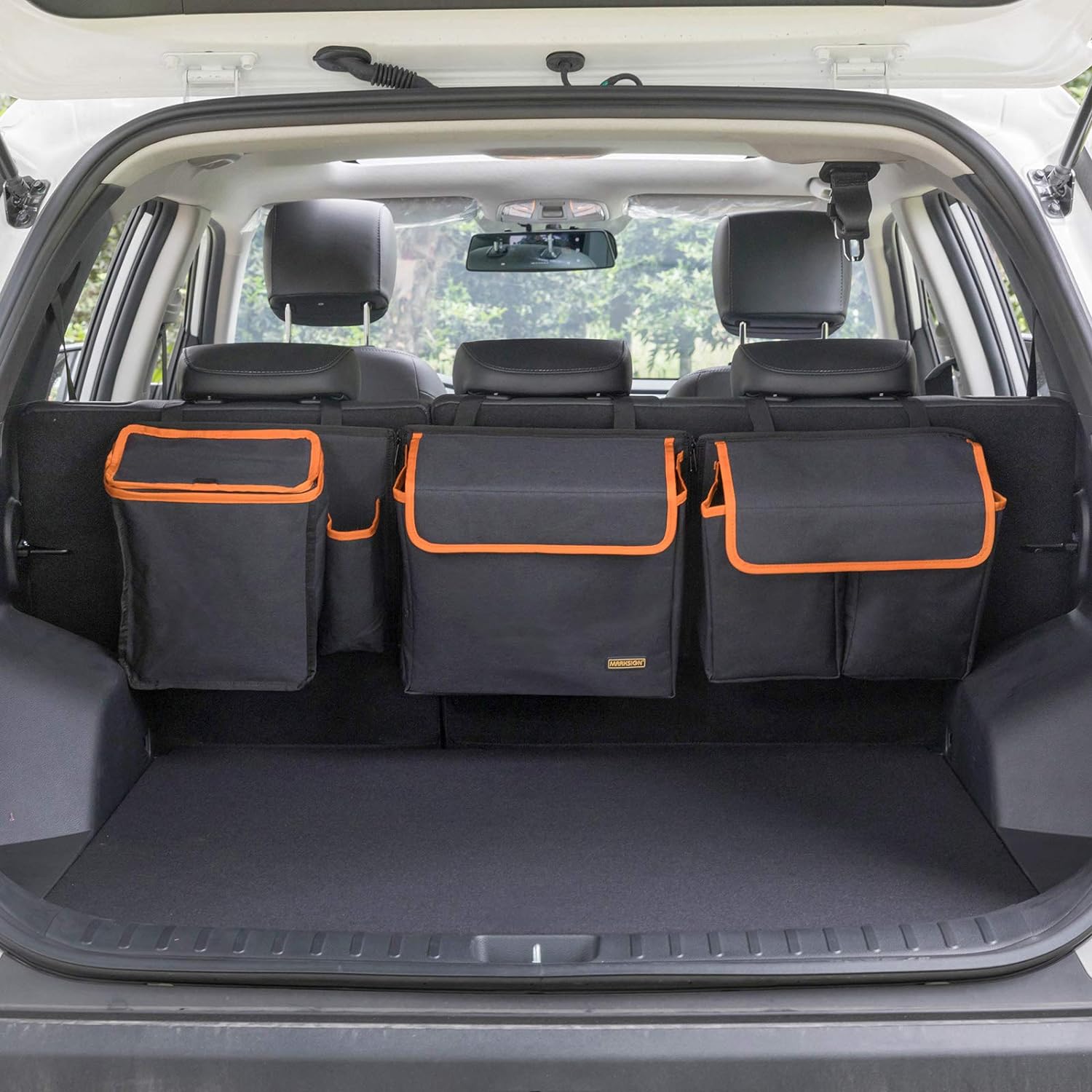 Deluxe Trunk and Backseat Organizer for SUVs & RVs with Cooler