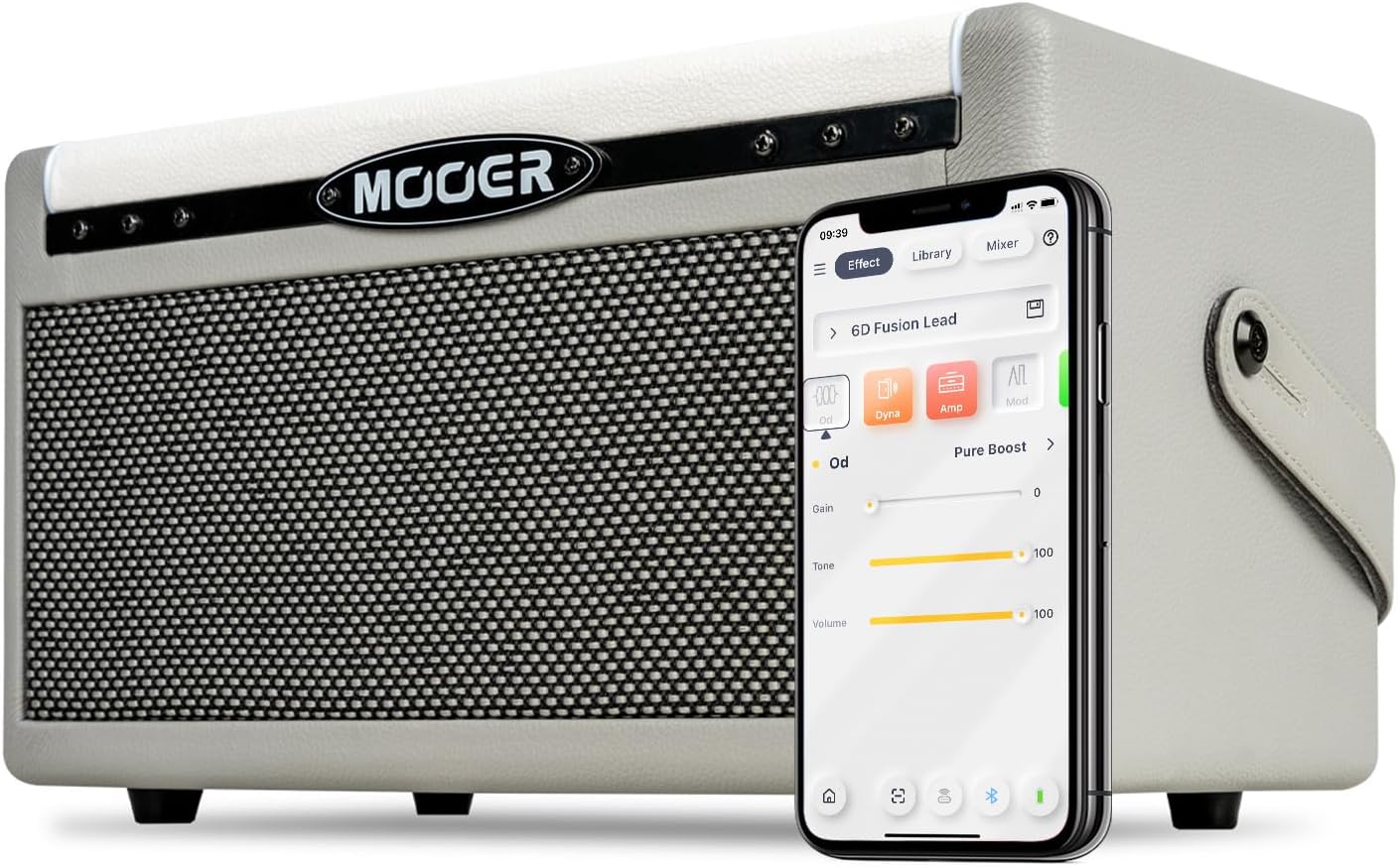 MOOER SD30i Portable Smart Guitar Amp with Bluetooth and Effects