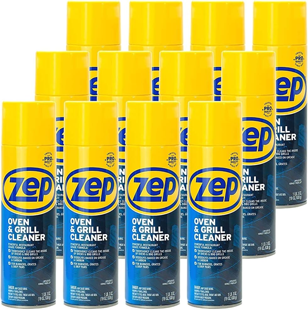 Zep Heavy-Duty Oven and Grill Cleaner for Tough Grease Removal