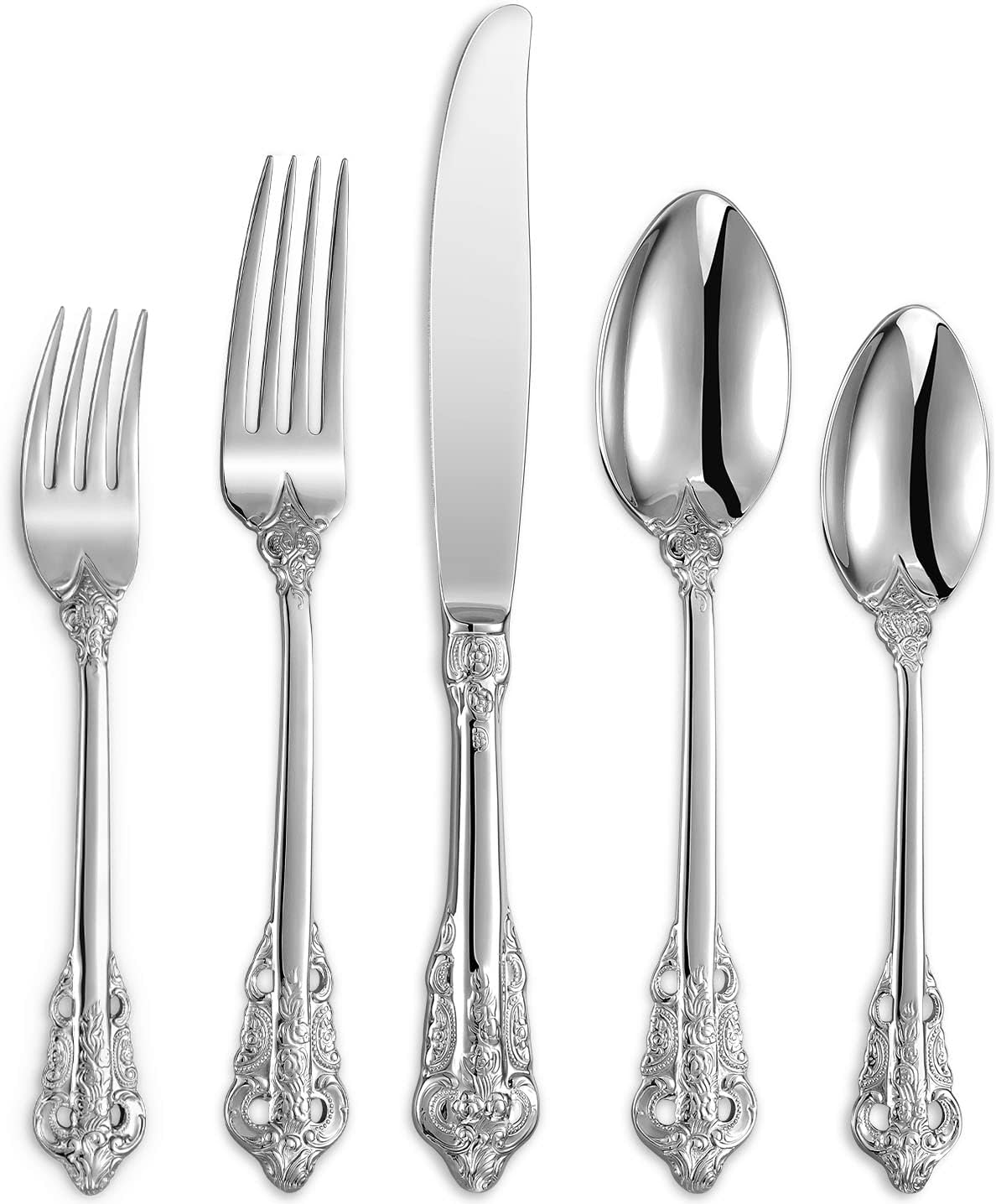 KEAWELL Luxury 20 Pieces Stainless Steel Flatware Set for 4