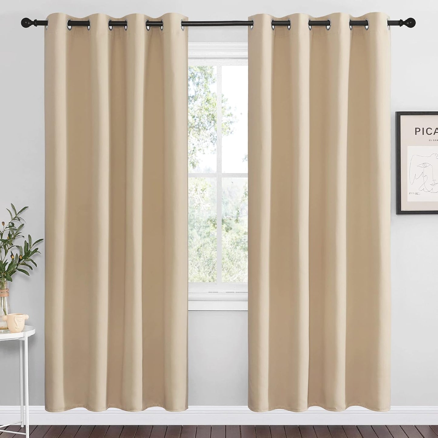NICETOWN Blackout Draperies Curtains Panels for Bedroom