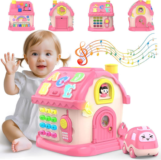 Montessori Toys for 1 Year Old Girl - 12-in-1 Musical House