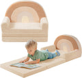 little dove 2-in-1 Kids Couch: Comfy Toddler Chair & Lounger