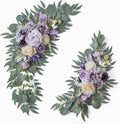 ponatia Wedding Arch Flowers Pack of 2 - Lilac & Cream Decorative