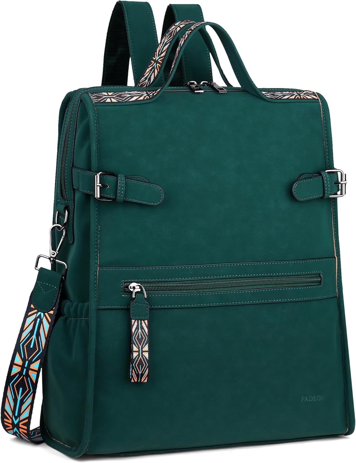 FADEON Leather Laptop Backpack for Women - Stylish & Practical