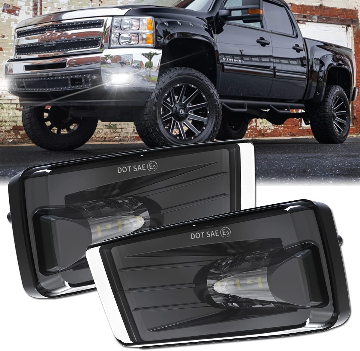 Z-OFFROAD LED Fog Lights for Silverado Suburban Tahoe Avalanche