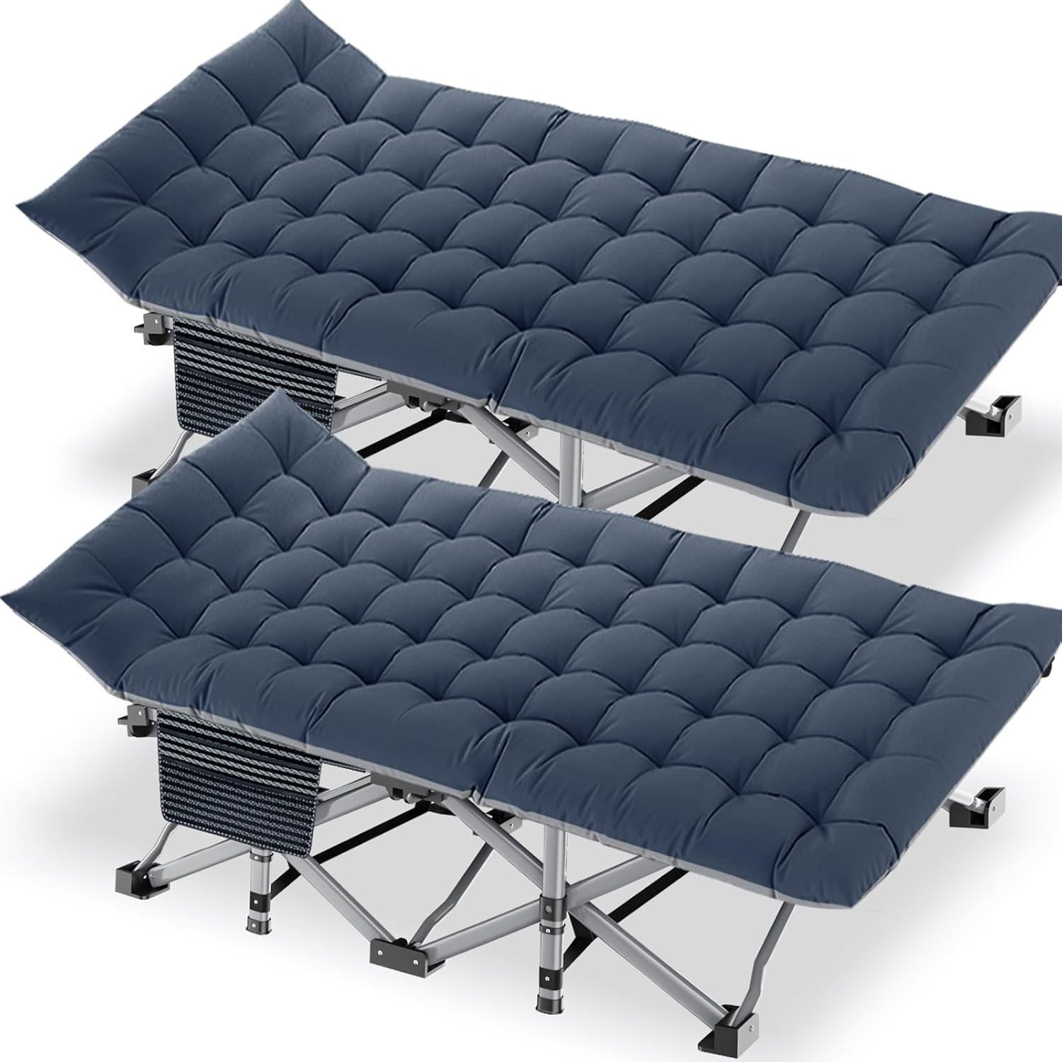 DoCred Oversized XXL Folding Camping Cot for Outdoor Comfort