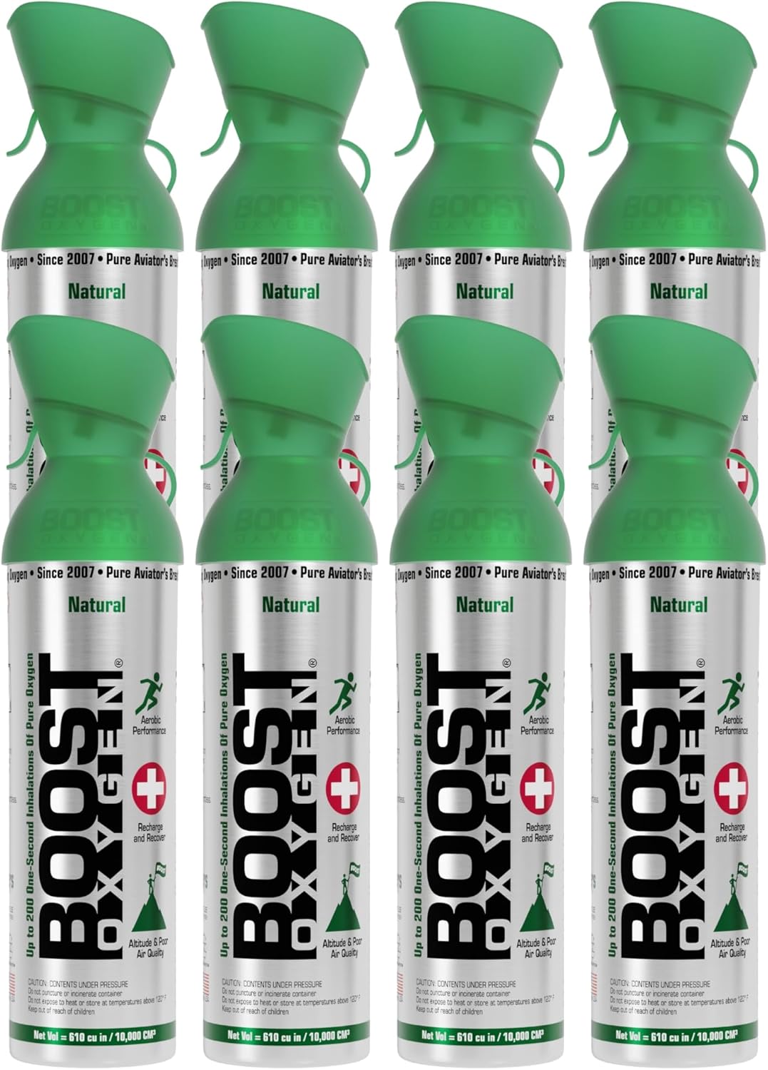Boost Oxygen Large Natural 10L Canister for Aerobic Recovery