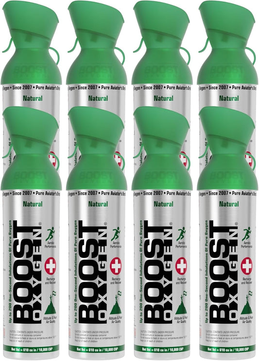 Boost Oxygen Large Natural 10L Canister for Aerobic Recovery
