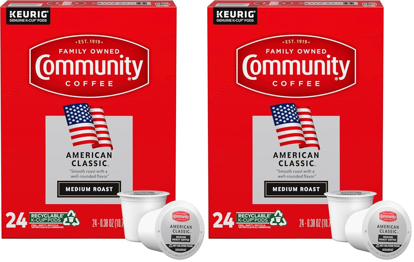 Community Coffee American Classic Pods - Medium Roast Delight