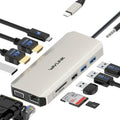WAVLINK 12 in 1 USB C Docking Station for Dual Monitor Setup